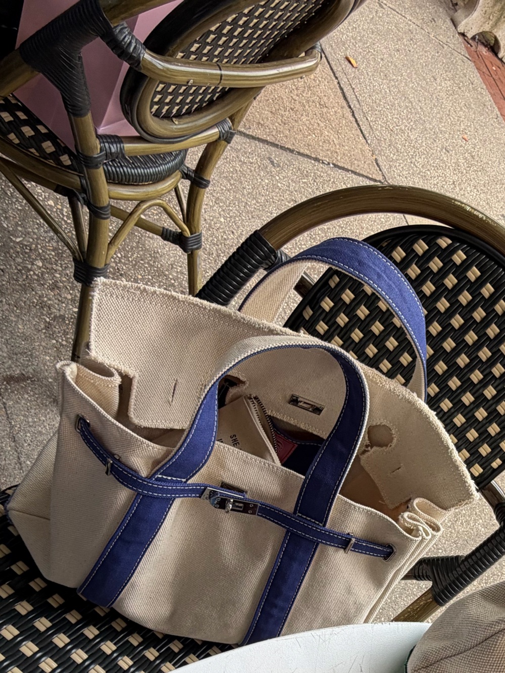 Boatkin Tote with blue Trim - Classic Everyday Carry